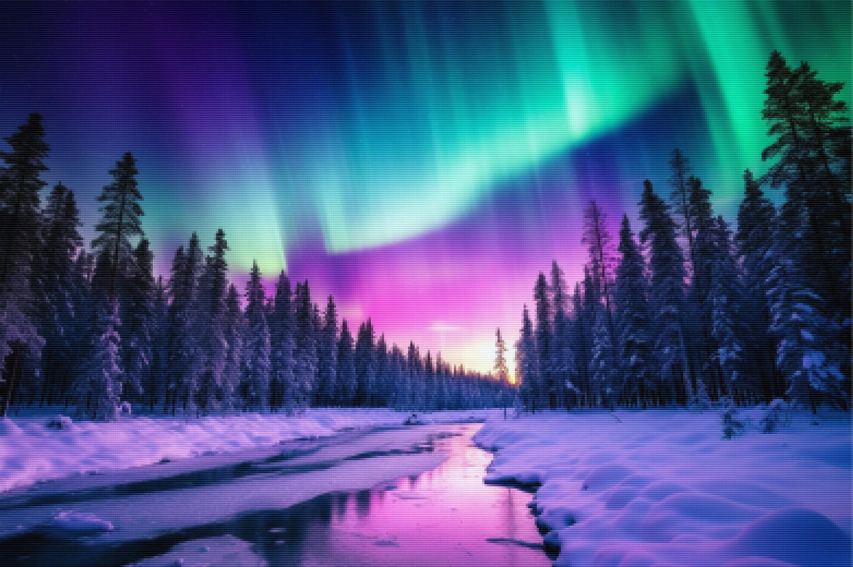 Northern Lights Winter