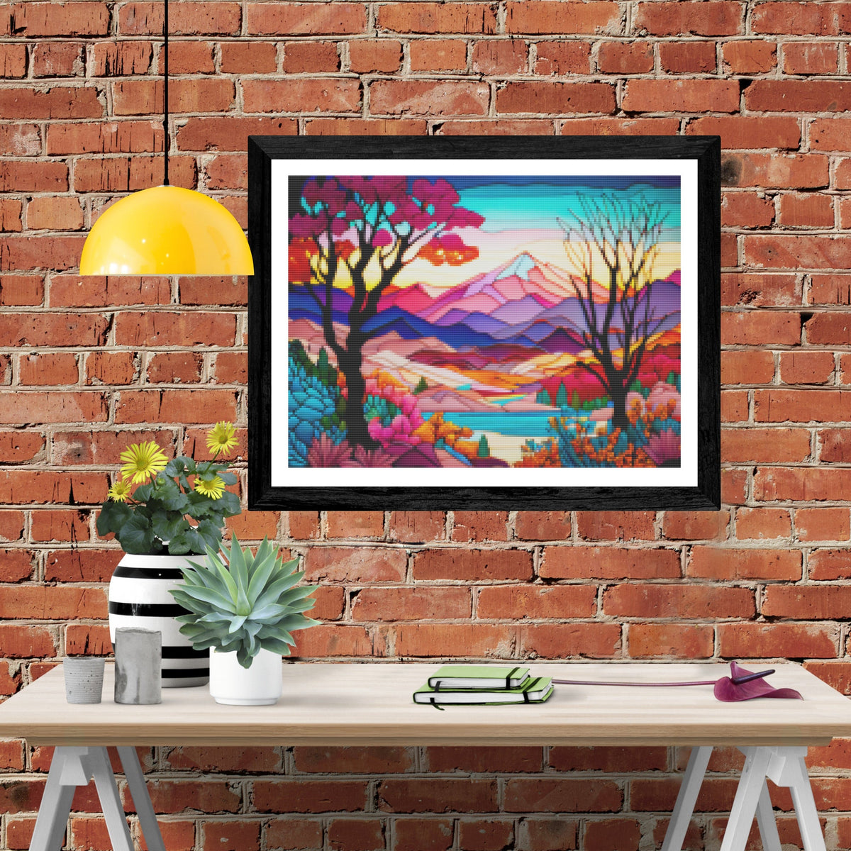 Mountain Mosaic Panorama