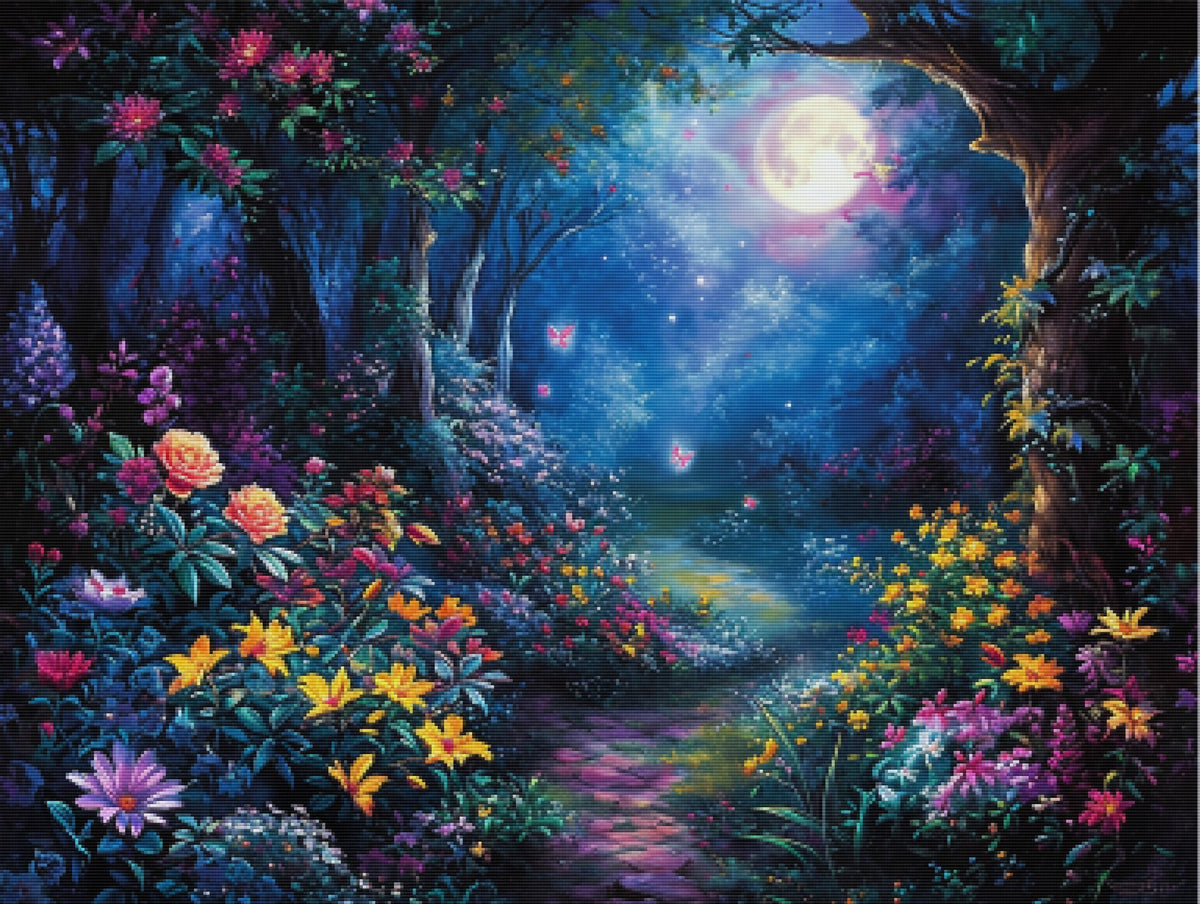 Luminous Garden Night