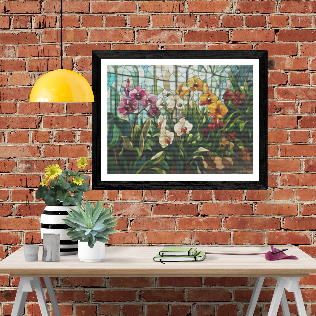 Botanical Greenhouse Glass