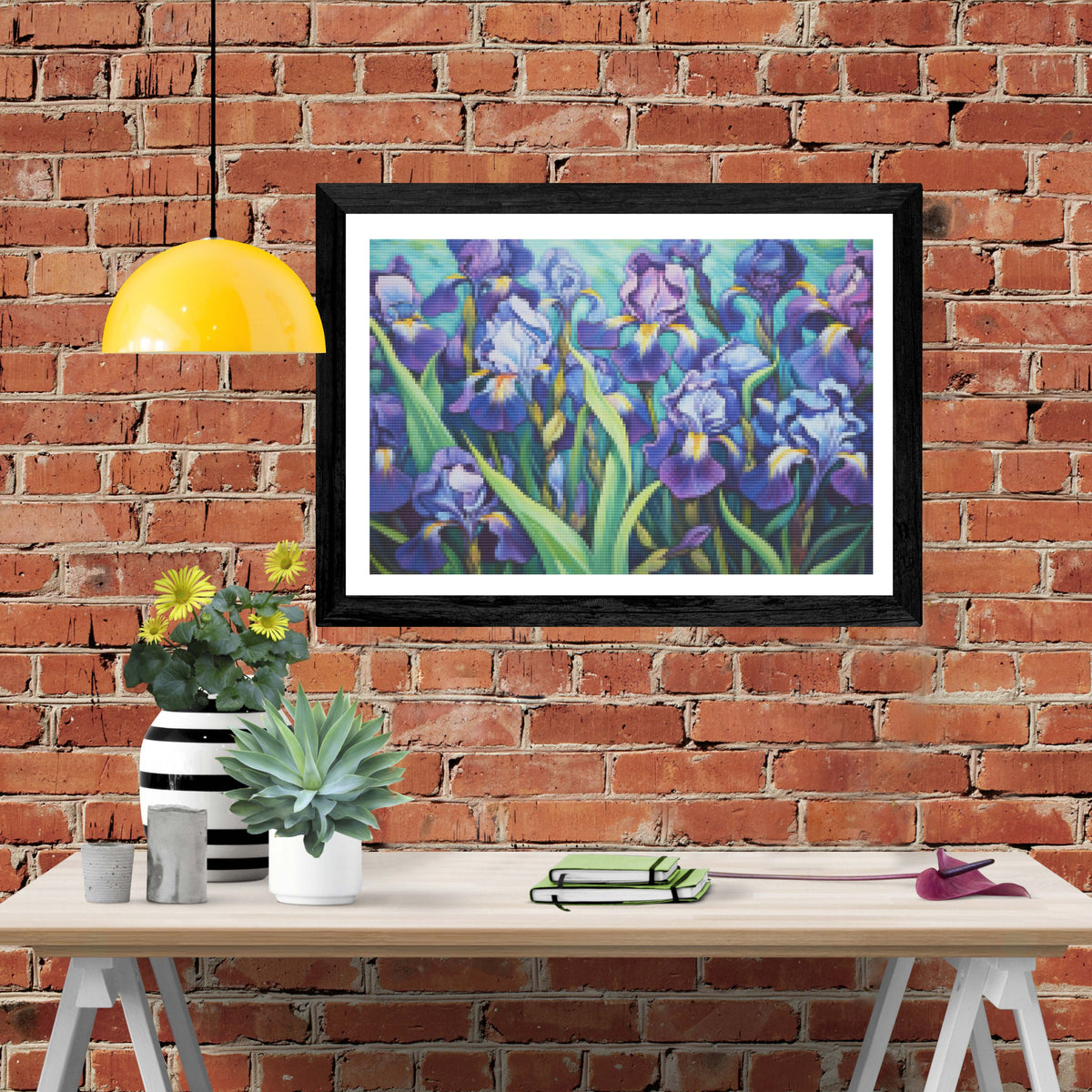 Purple Iris Impressions