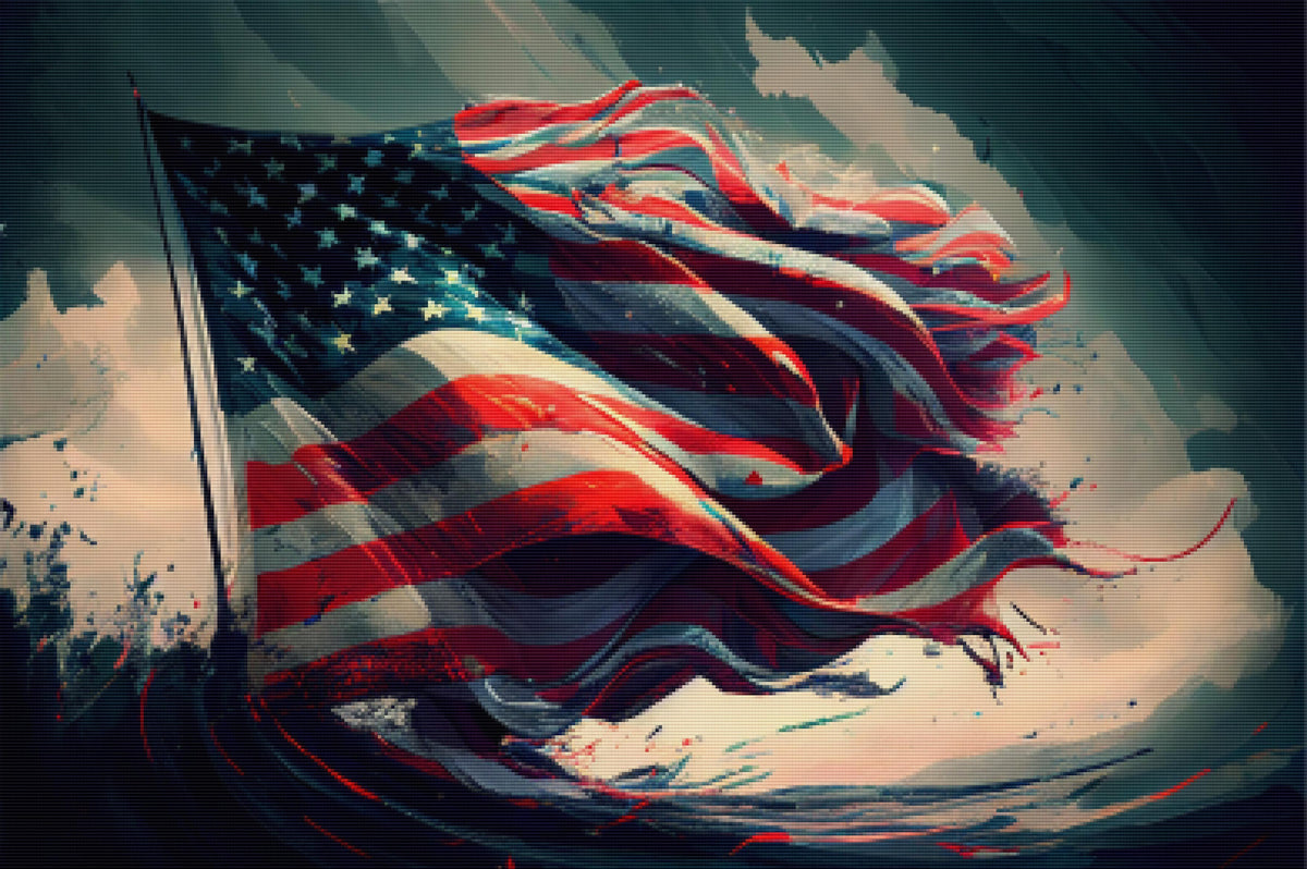 Dawn's Patriotic Glory