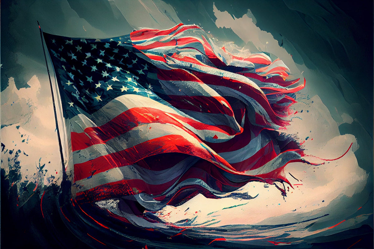 Dawn's Patriotic Glory