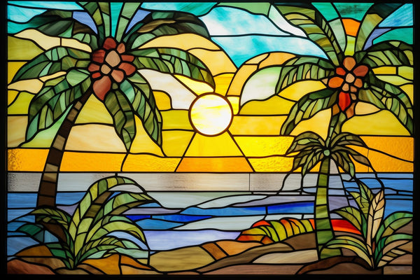 Tropical Paradise Glass