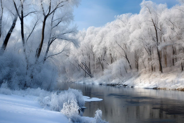 Winter River Frost