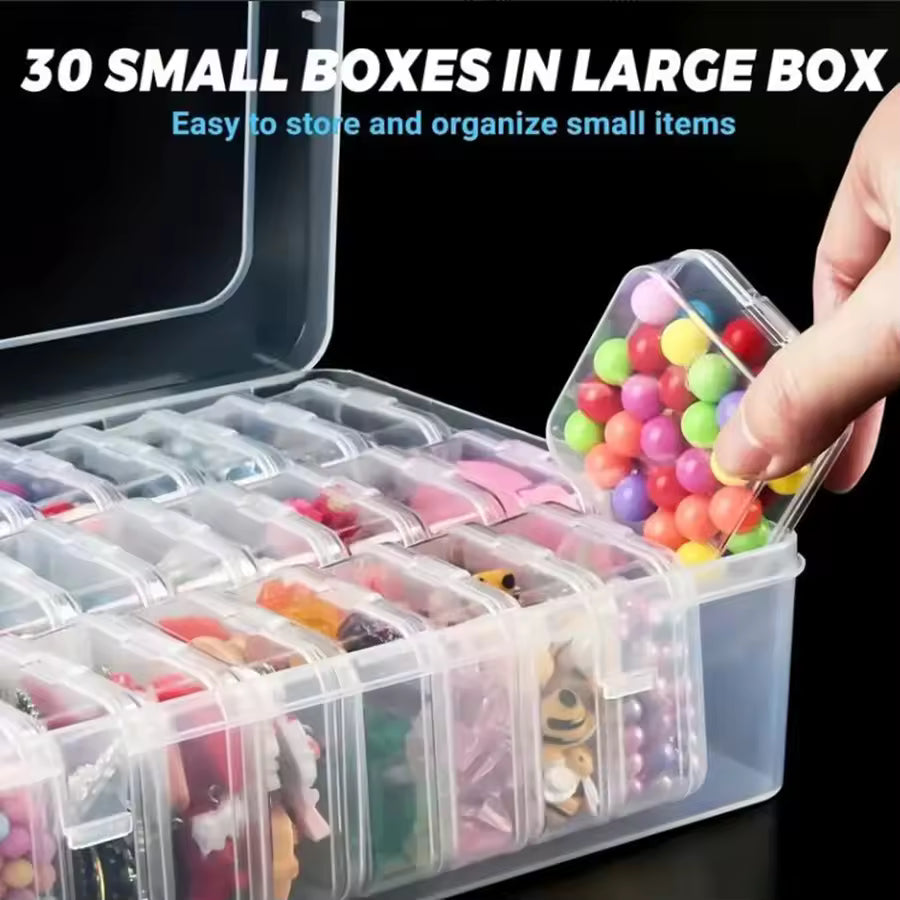 Diamond Storage Container - 30 Compartments