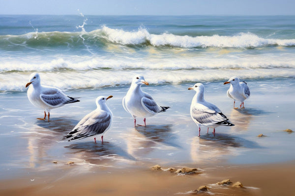 Coastal Seagull Morning