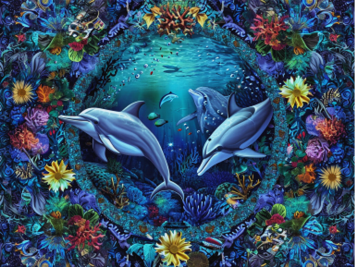 Ocean Depths Mandala