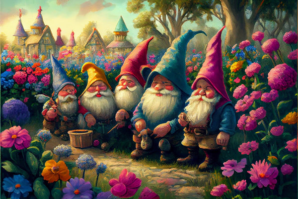 Whimsical Garden Gnomes