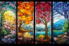 Four Seasons Stained Glass