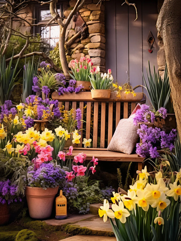 Spring Cottage Garden