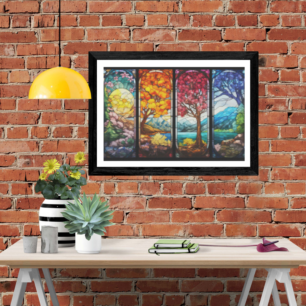 Four Seasons Stained Glass