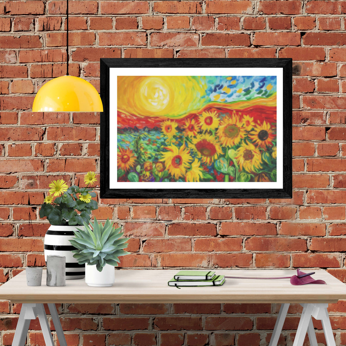 Sunflower Field Inspired by Van Gogh