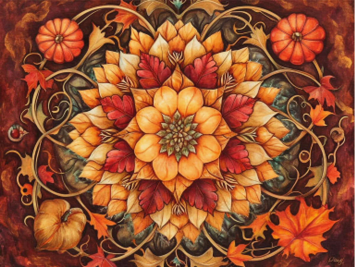 Golden Harvest Mandala