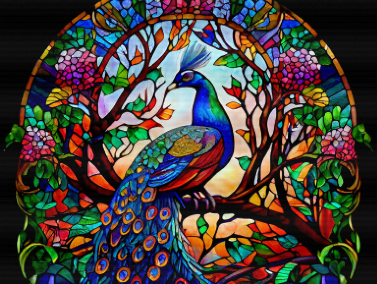 Radiant Peacock Majesty