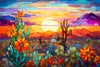Desert Bloom Stained Glass