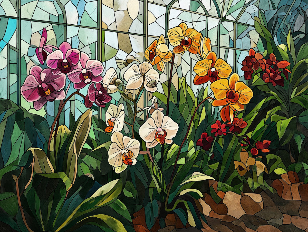 Botanical Greenhouse Glass