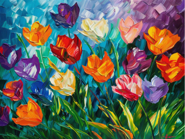 Rainbow Tulip Fields