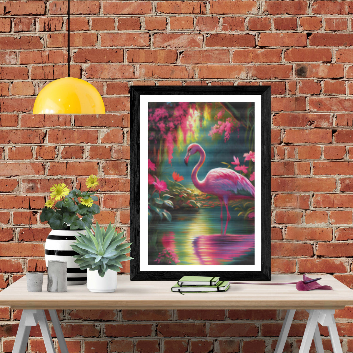 Flamingo Sunset Reflections