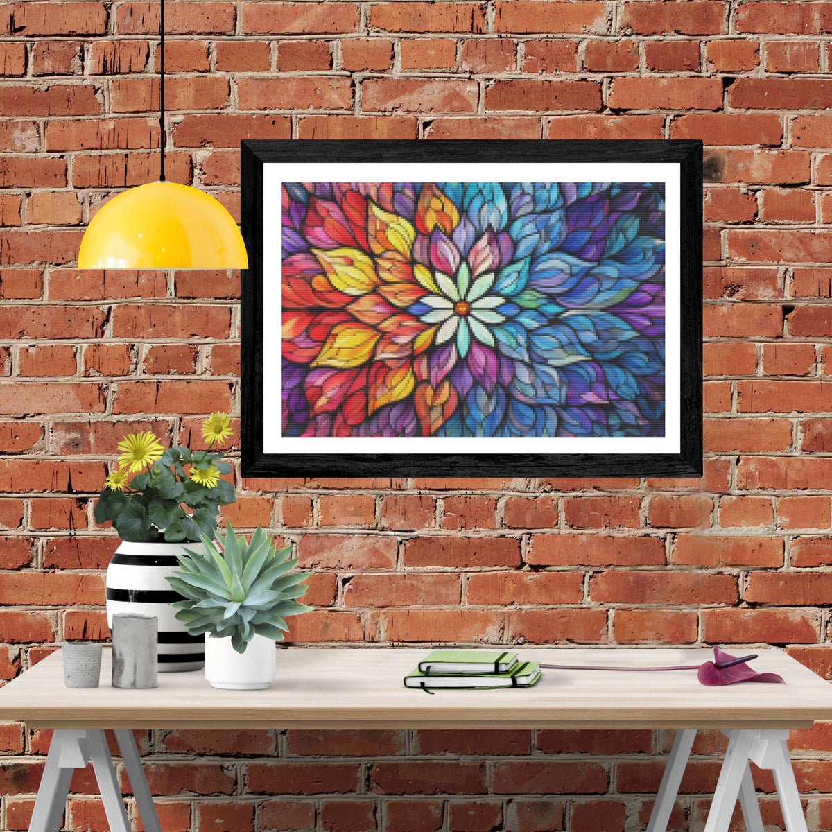 Garden Kaleidoscope Glass