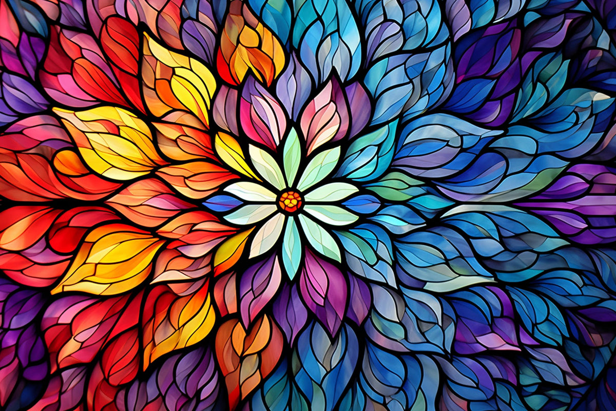 Garden Kaleidoscope Glass