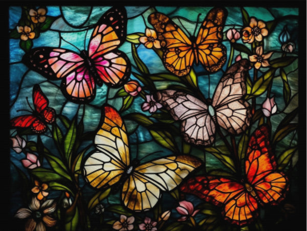 Butterfly Mosaic Garden
