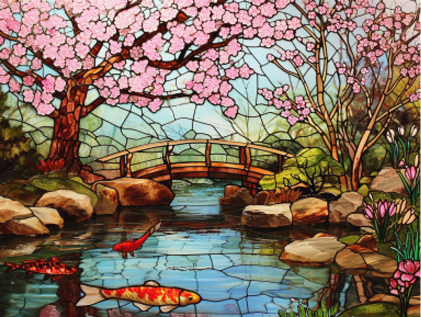 Zen Cherry Garden Glass