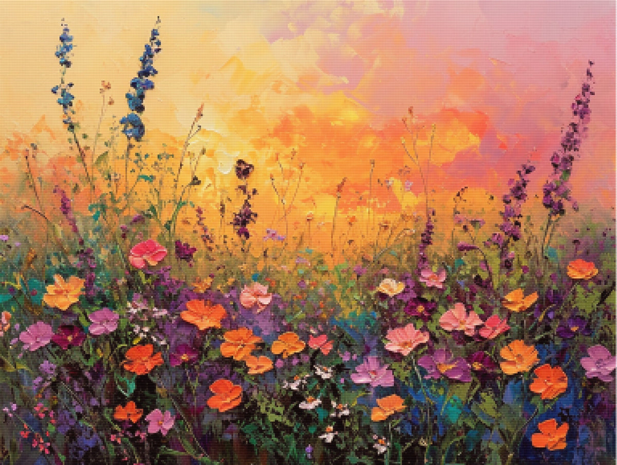 Wildflower Sunset Meadow