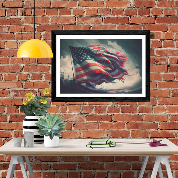 Dawn's Patriotic Glory