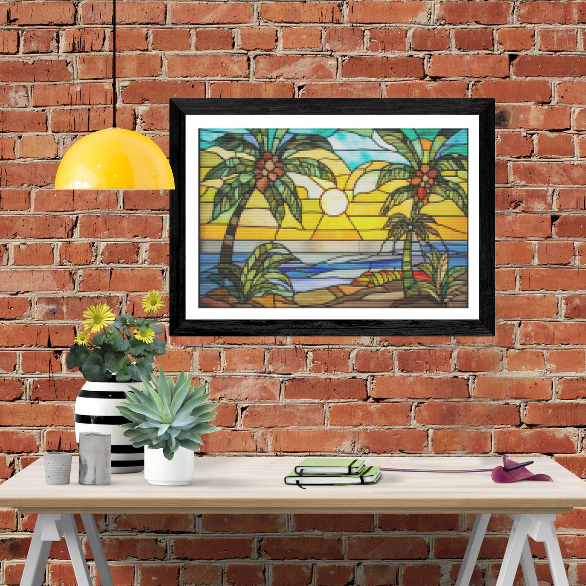 Tropical Paradise Glass