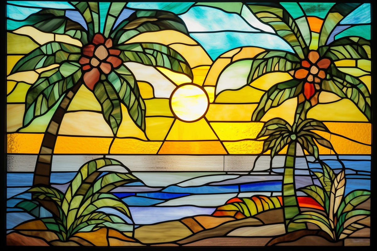 Tropical Paradise Glass