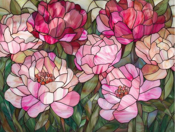 Peony Bloom Mosaic
