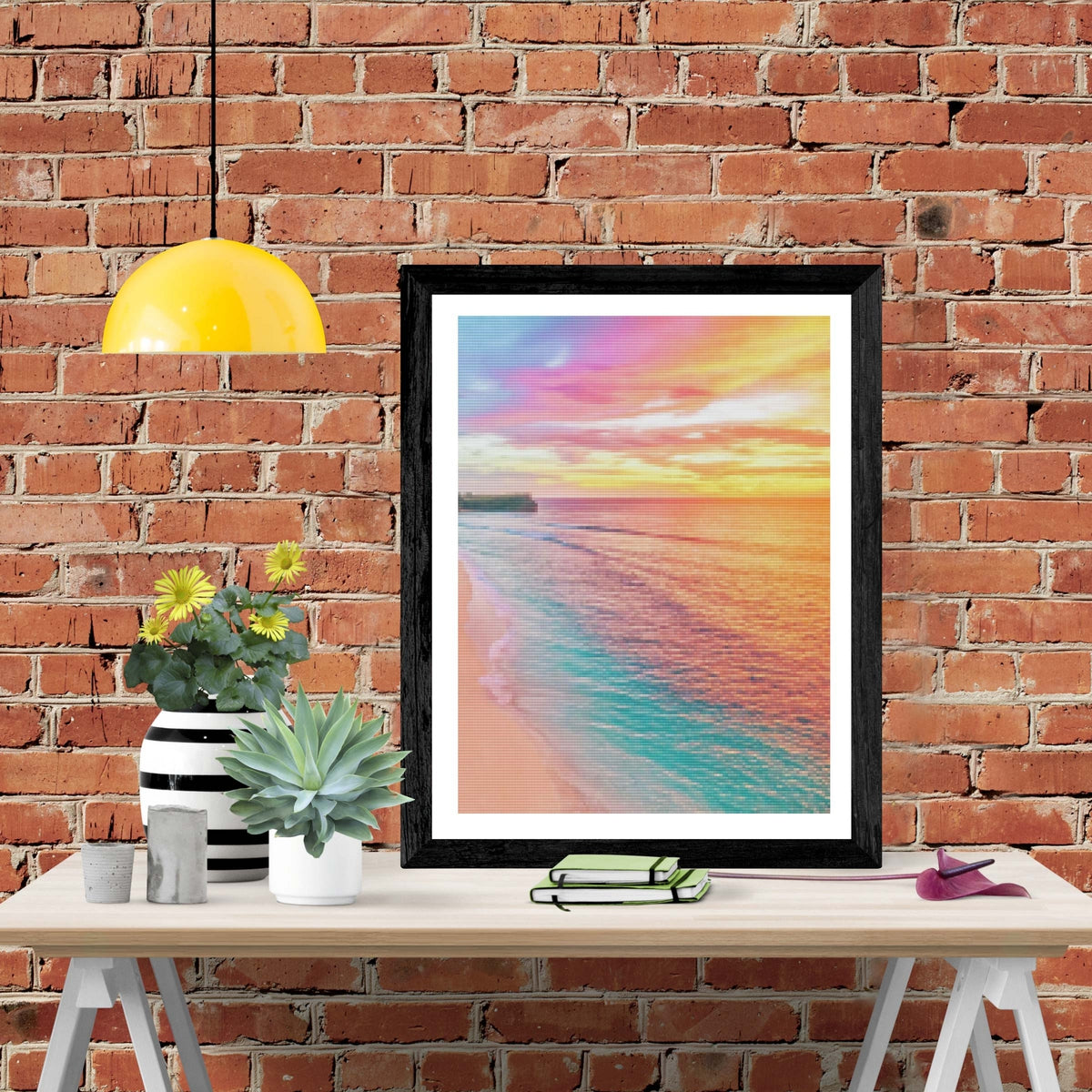 Coastal Rainbow Waves