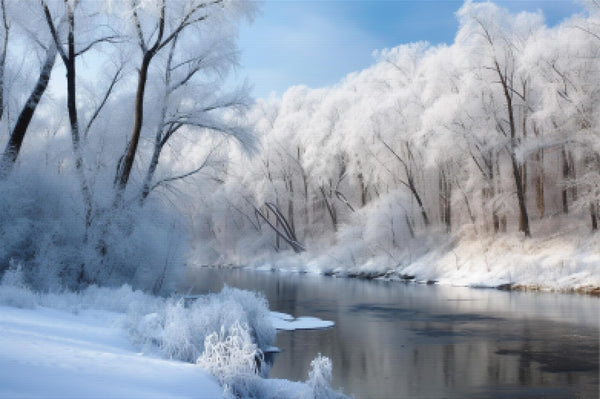 Winter River Frost