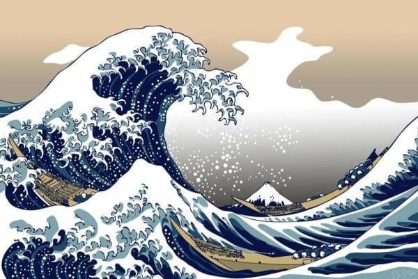 Hokusai Ocean Wave